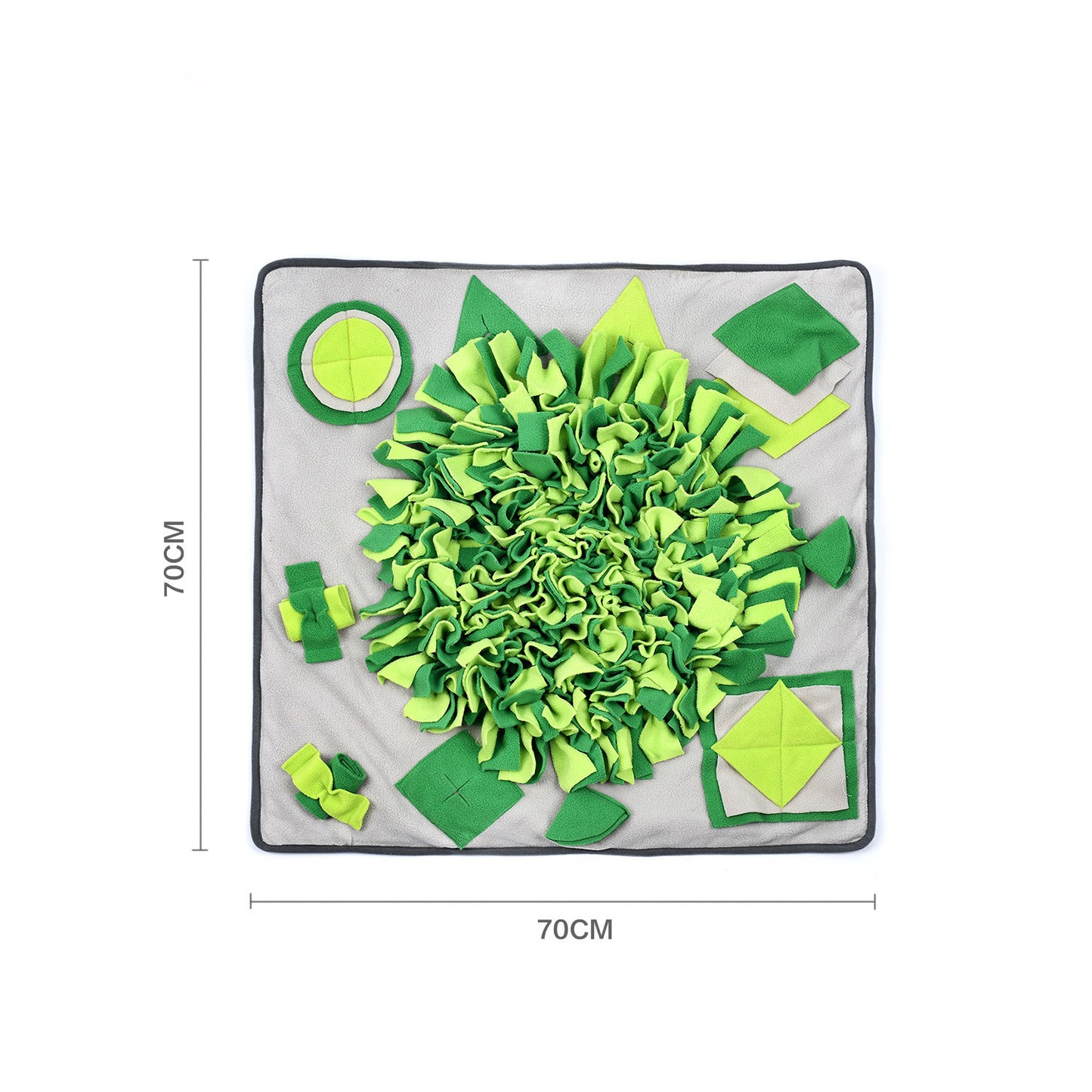 Snuffy - Interactive Green Pet Snuffle Mat