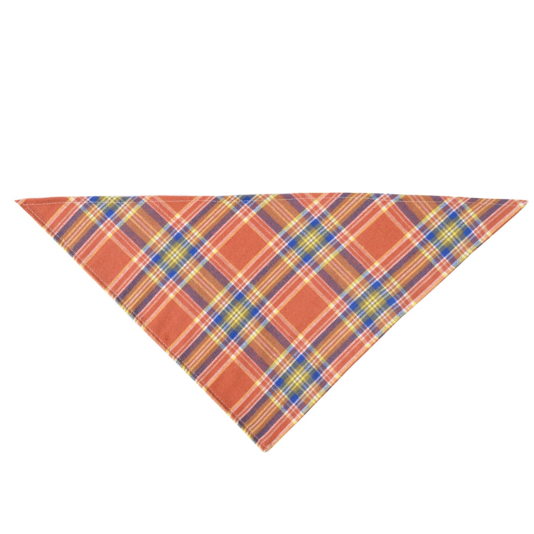 Halloweek - Plaid Halloween Pet Neck Scarf Bandana
