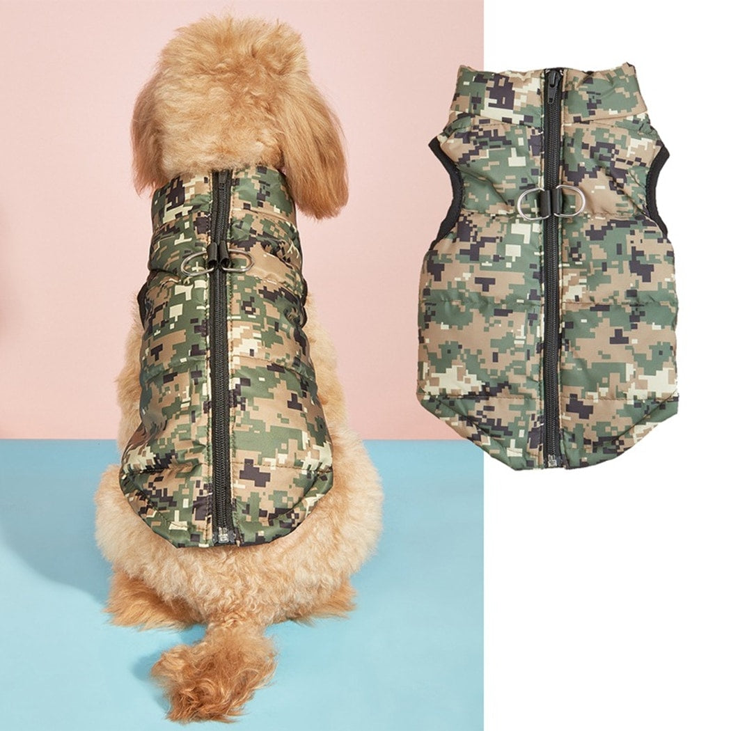 Ozzie - Camouflage Zipper Pet Vest