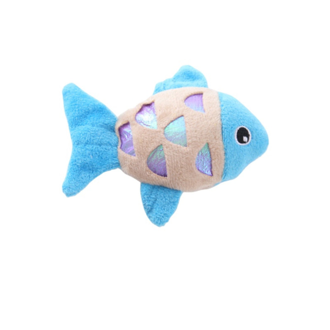 Moo - Colorful Fish Plush Cat Toy