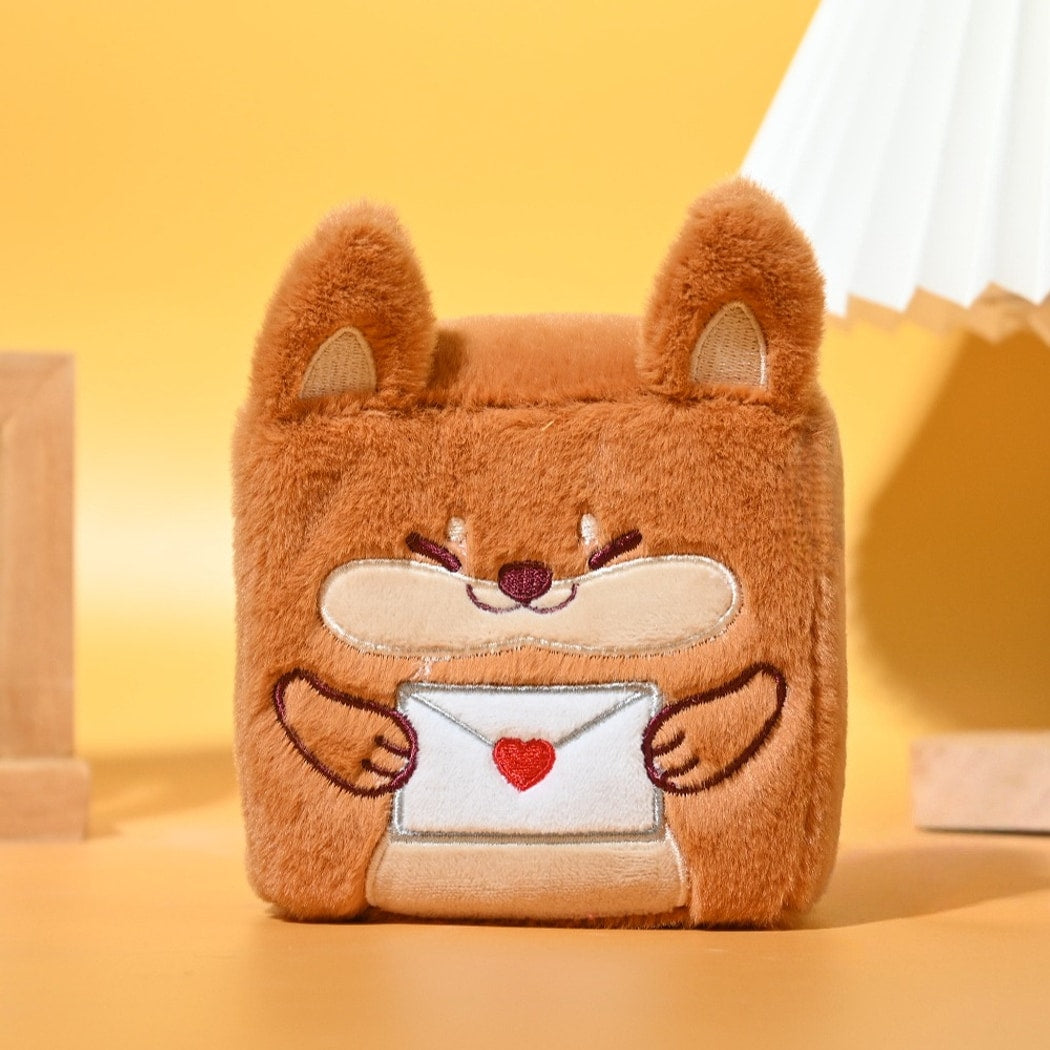 Petkin - Rectangular Plush Figure Squeaky Dog Toy