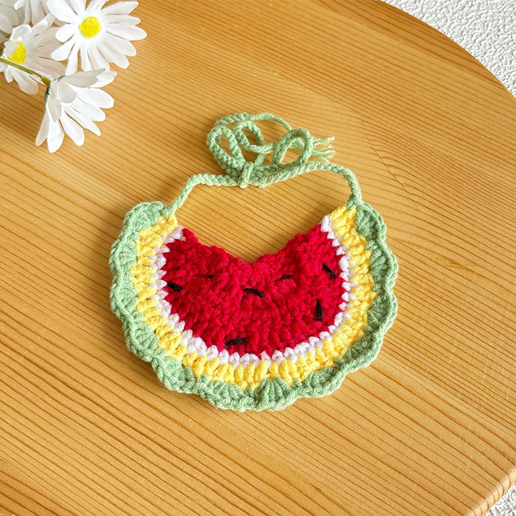 Mokka - Watermelon Style Pet Bib and Hat