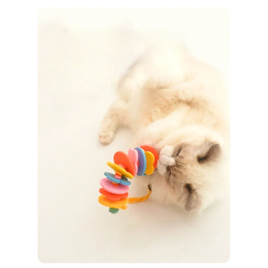 Moo - Colorful Layered Felt Cat Toy
