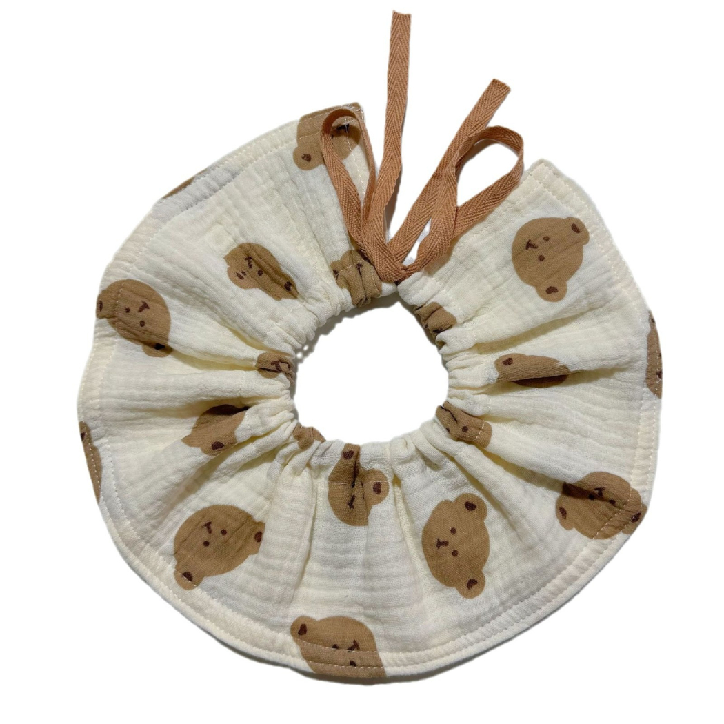 Mokka - Bear Print Pet Bib