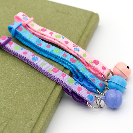 Mokka - Cute Cartoon Lollipop Pattern Cat Collar