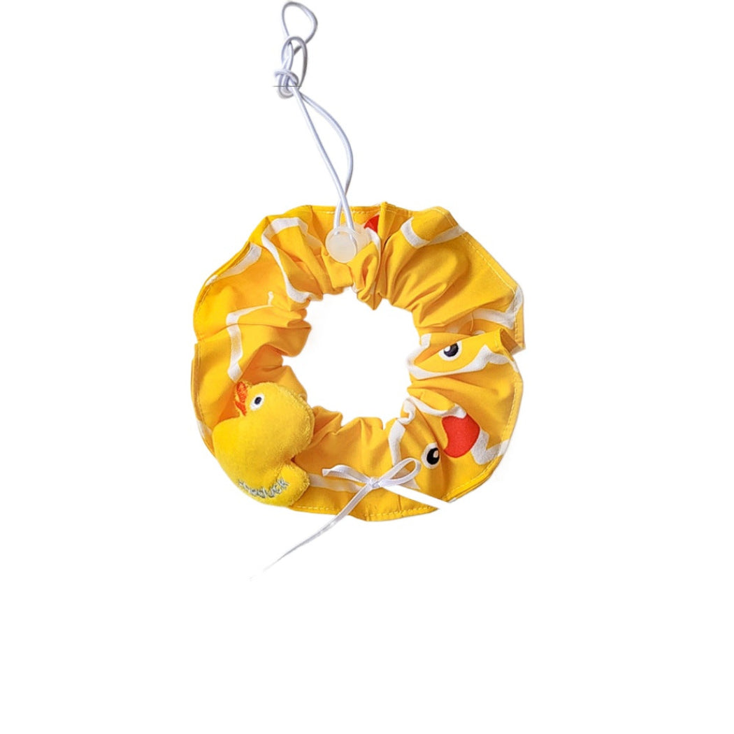 Mokka Yellow Duck Cat Collar with Ruffle