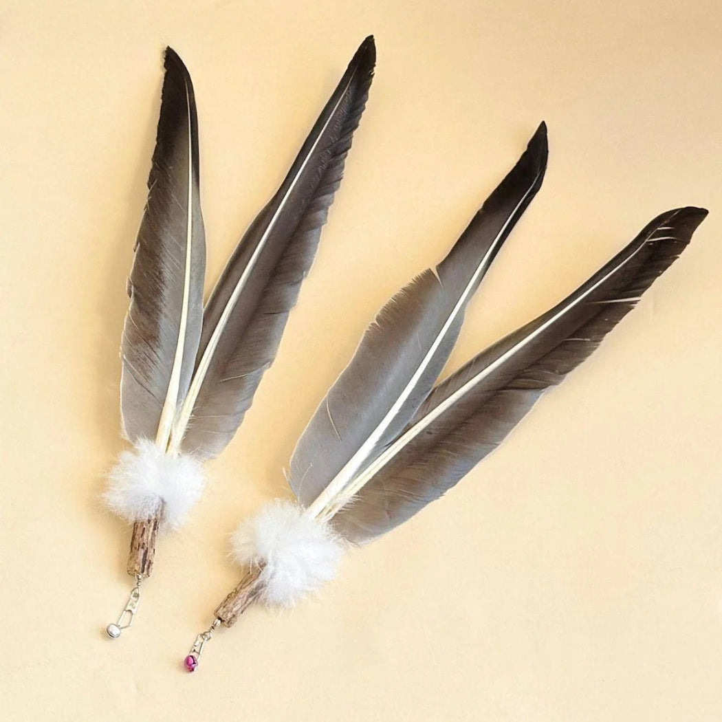 Moo - Feather Cat Wand Attachment Refill Toy