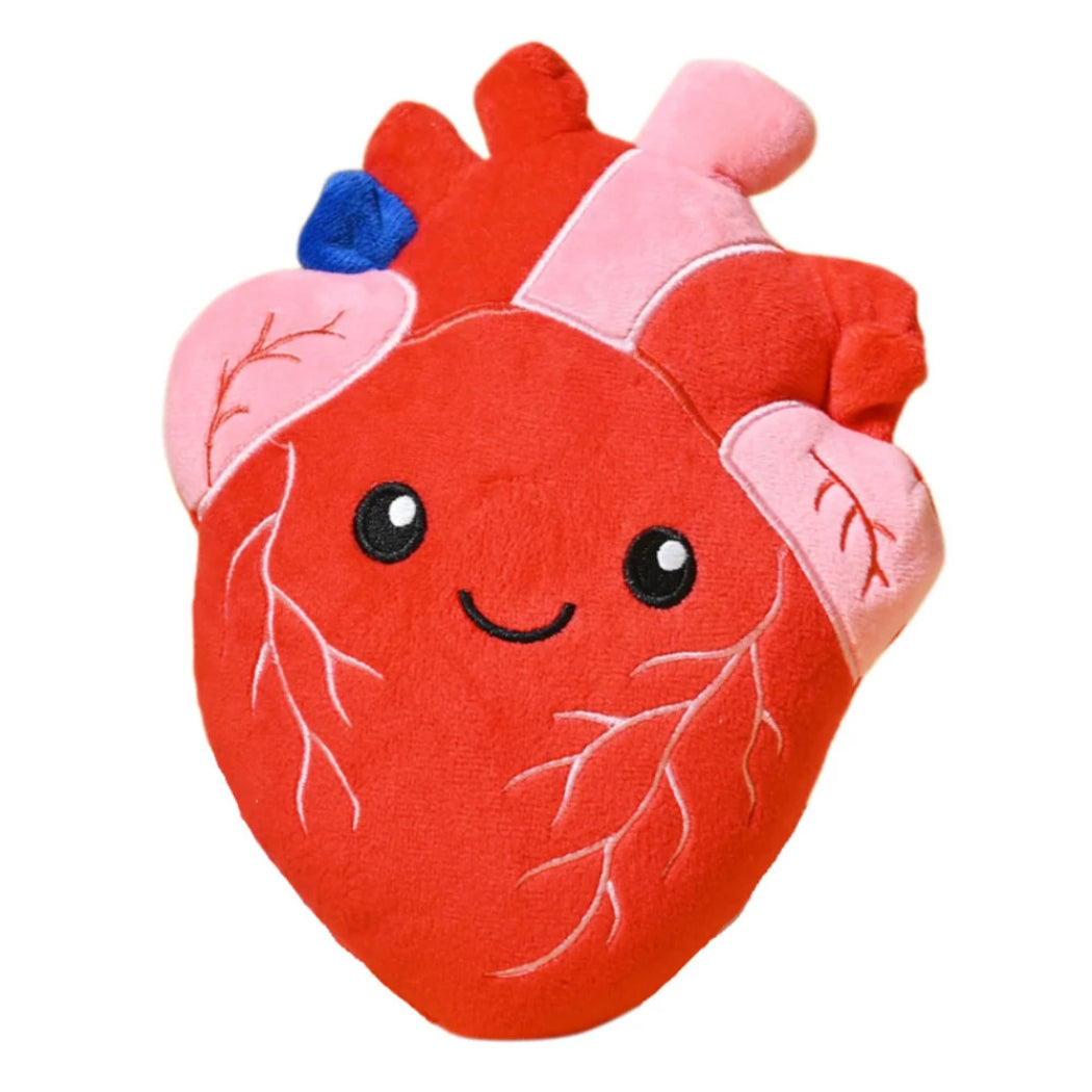 Petkin Red Heart Plush Dog Toy