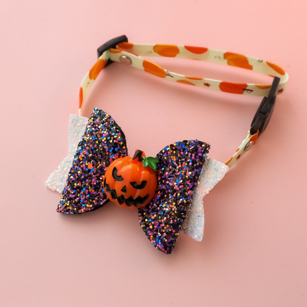 Halloweek - Cartoon Halloween Pumpkin Ghost Spider Collar