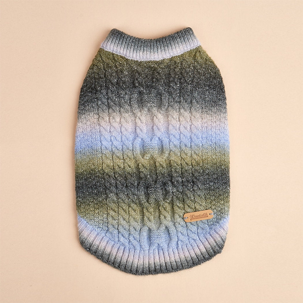 Ozzie - Gradient Candy Style Pet Sweater for Dogs