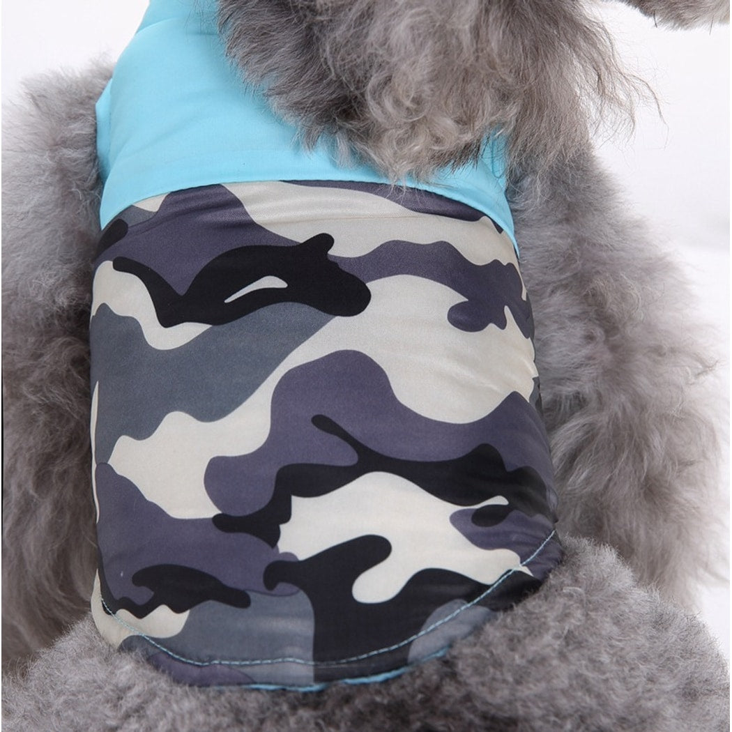 Ozzie - Blue Camouflage Dog Vest