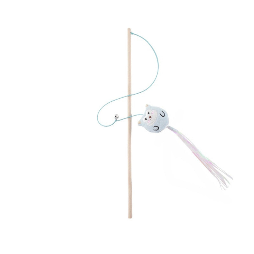 Moo - Plush Teaser Wand Cat Toy