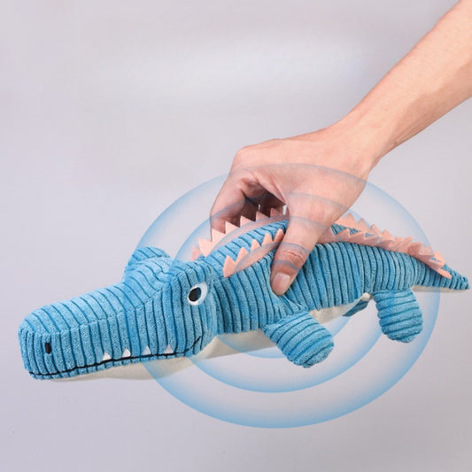 Petkin – Plush Crocodile Squeaker Toy