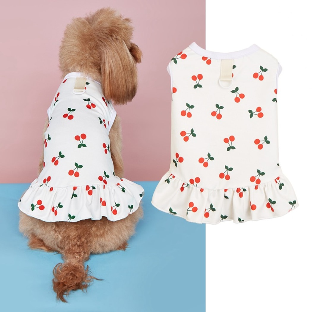 Ozzie - Playful Print Vest Style Pet Dress