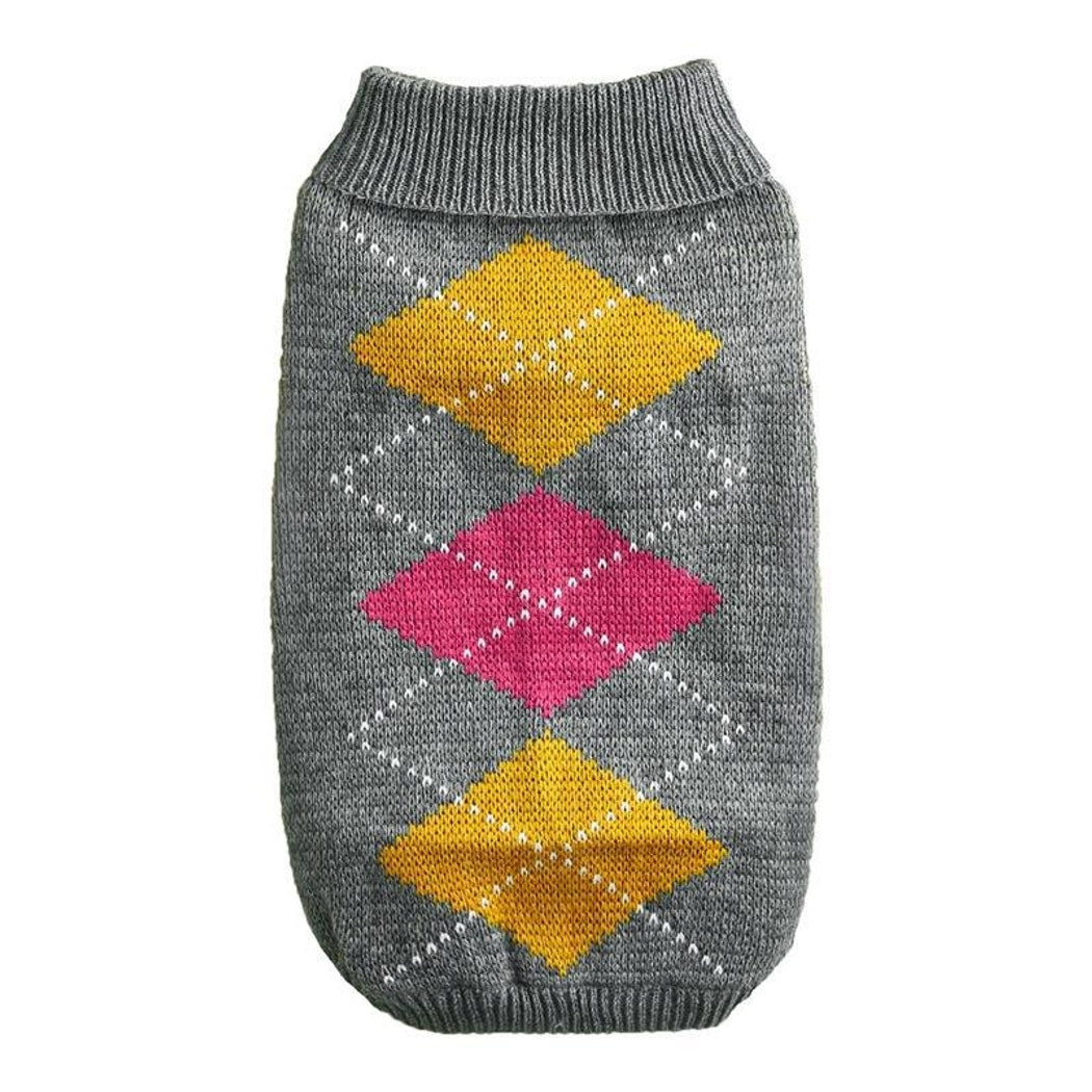Ozzie - Color Block High Neck Dog Sweater