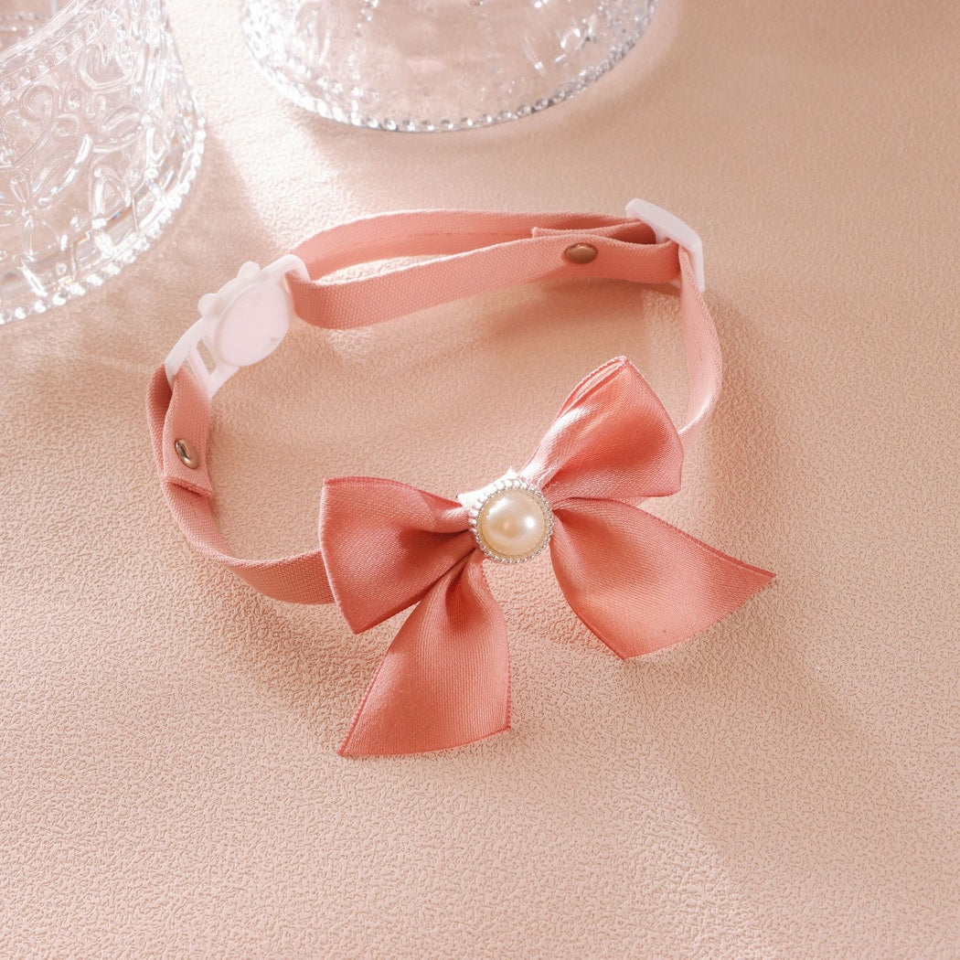 Mokka - Princess Style Bow Detail Cat Collar
