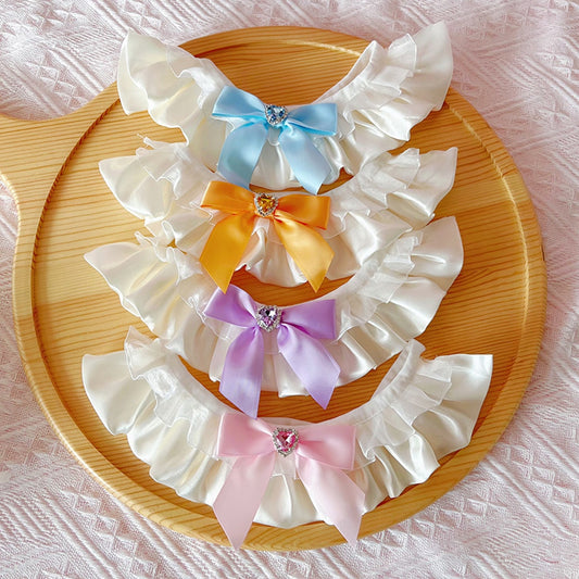 Mokka - Heart Bow Princess Style Cat Collar
