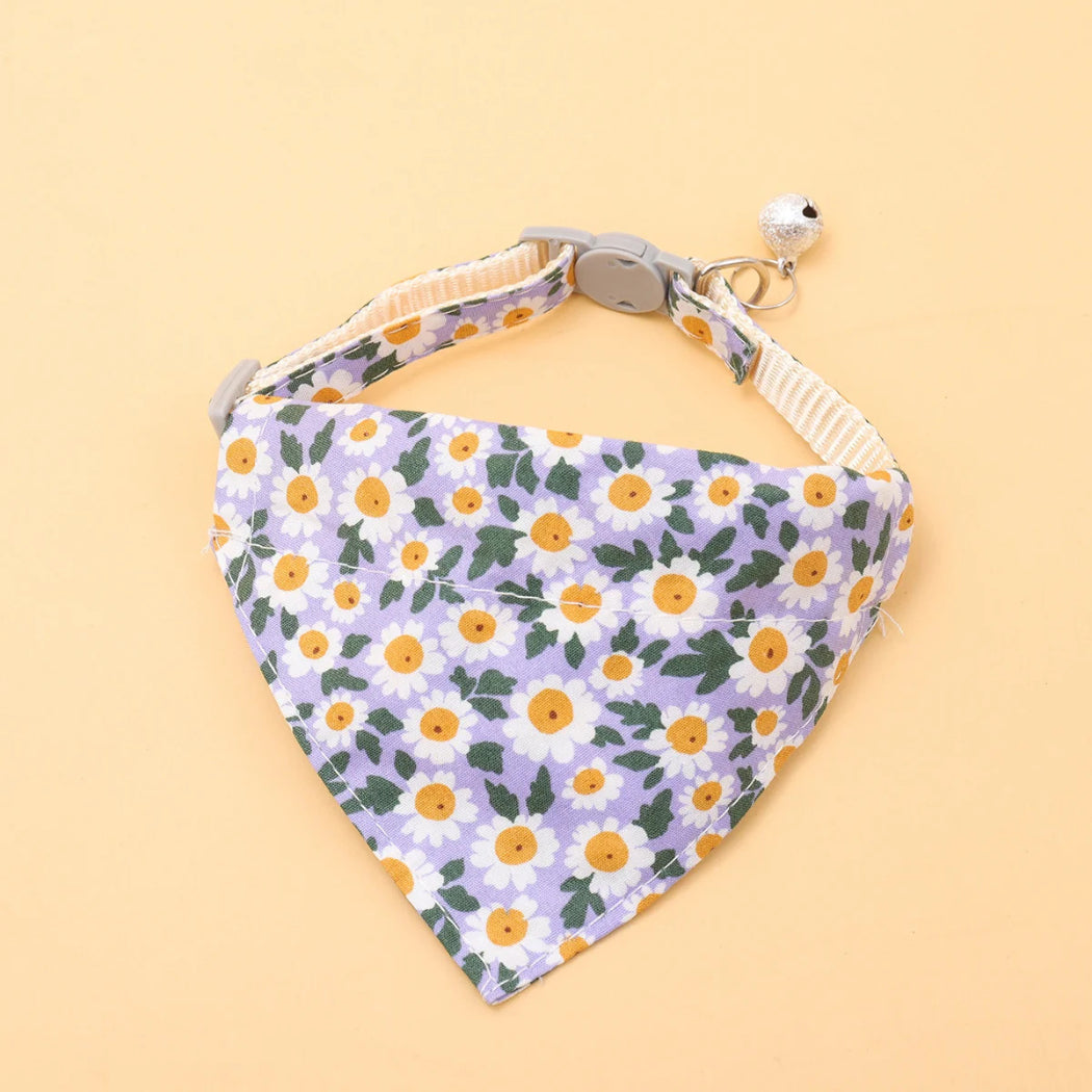 Mokka - Floral Patterned Cat Collar