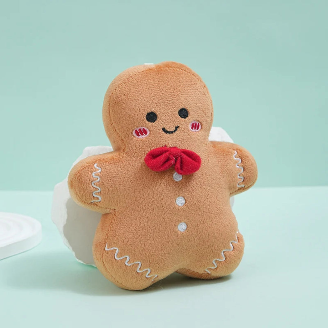 Petkin Gingerbread Man Dog Toy for Play