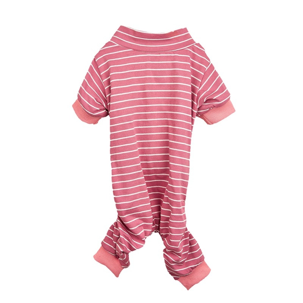 Ozzie - Striped Full-Body Pet Pajama