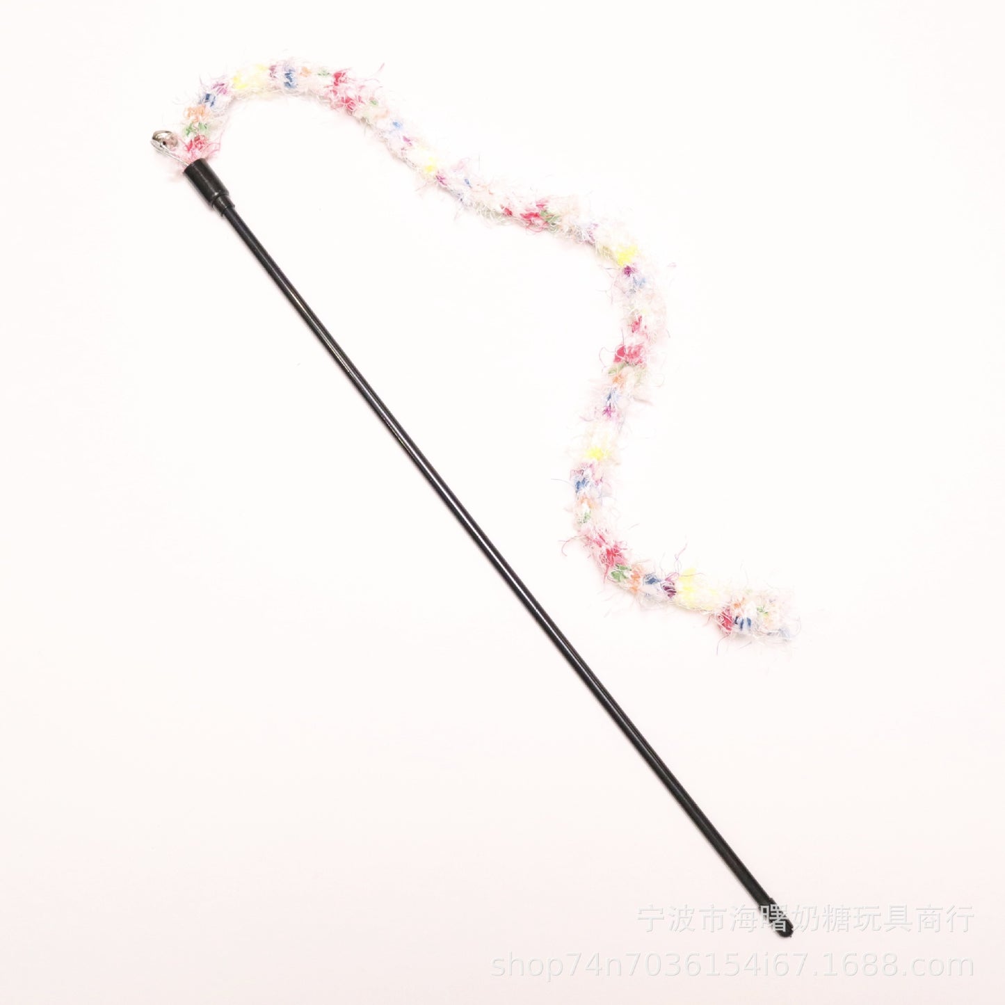 Moo - Fuzzy Cord Wand Cat Toy