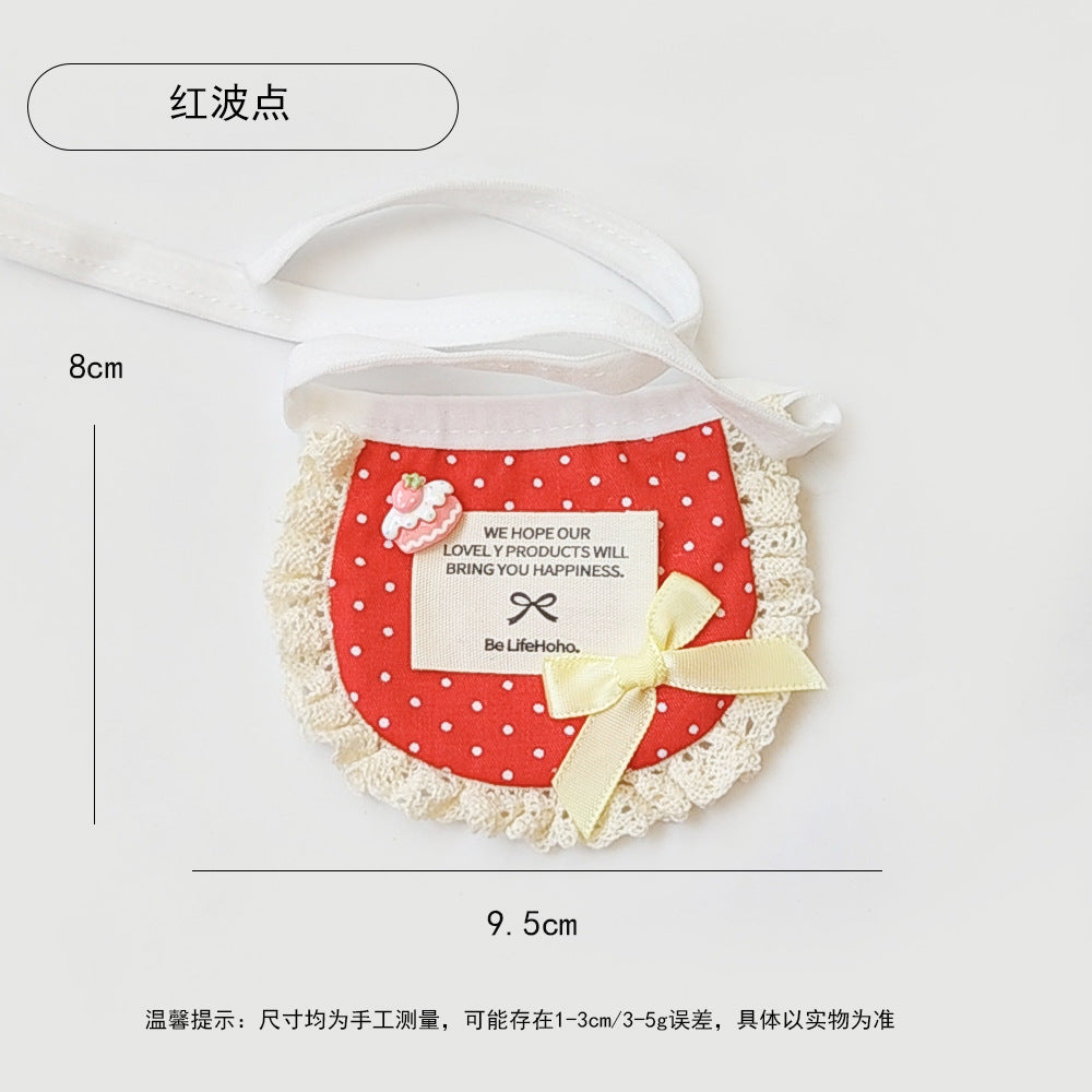 可爱mini宠物生日口水巾围兜猫咪狗狗周岁派对拍照蛋糕狗狗围嘴