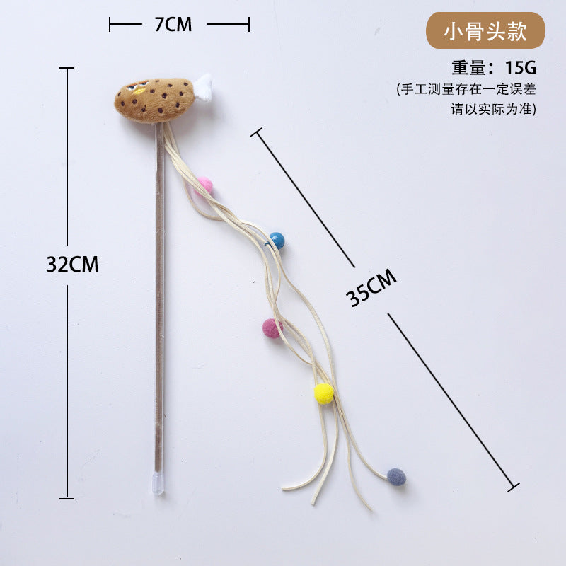逗猫棒猫高颜值自嗨猫咪玩具流苏解闷耐咬猫咪用品磨牙宠物用品