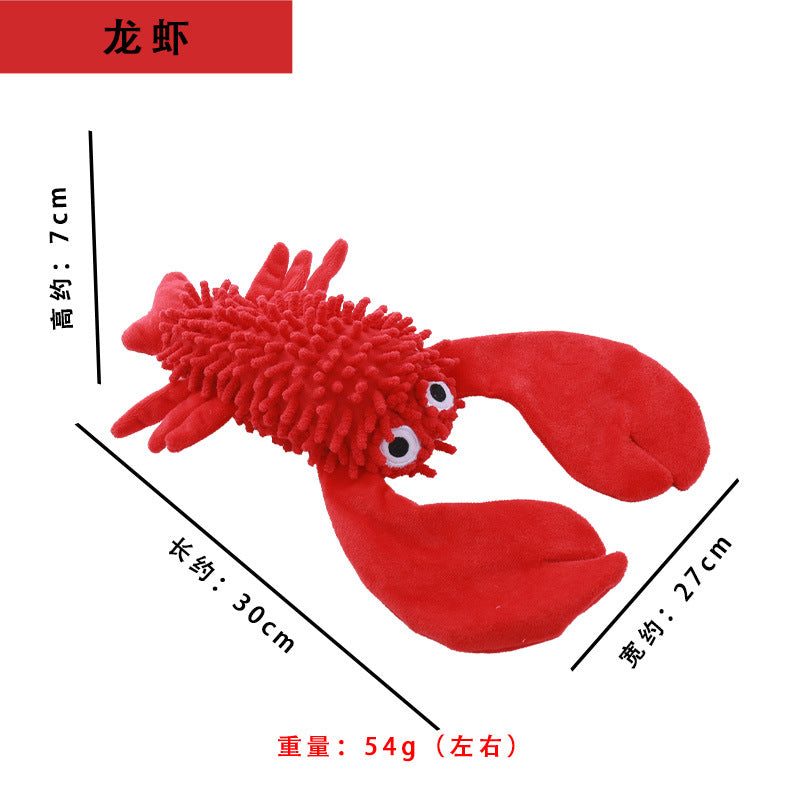 Petkin - Animal-Shaped Plush Dog Toy