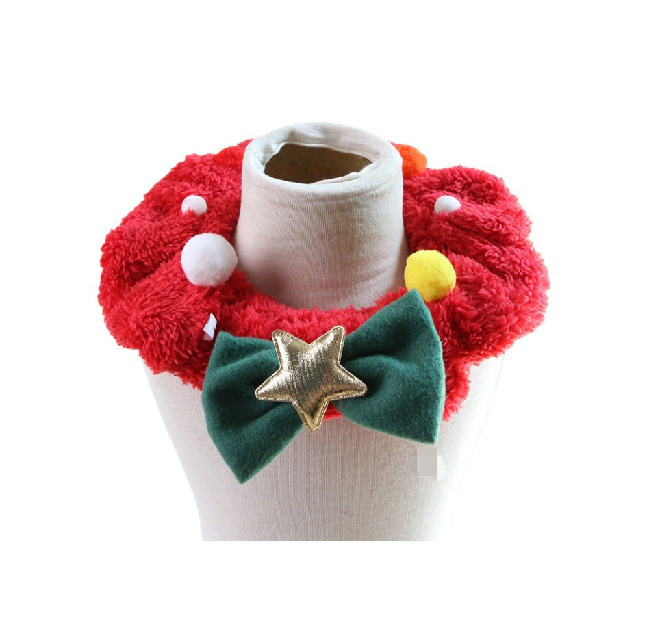 Mokka - Wreath-Like Plush Ruffle Pet Neckwear