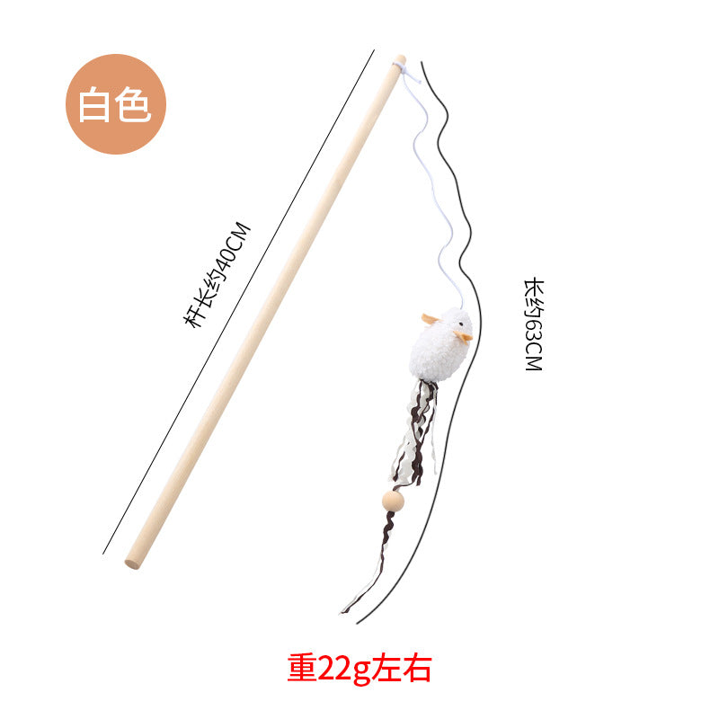 Moo - Mouse Lure Teaser Wand Cat Toy