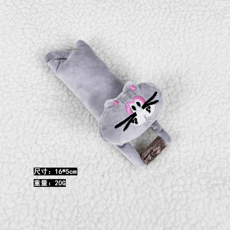 猫玩具木天蓼趴趴动物狮子毛绒玩具互动解闷安抚自嗨逗猫神器厂家