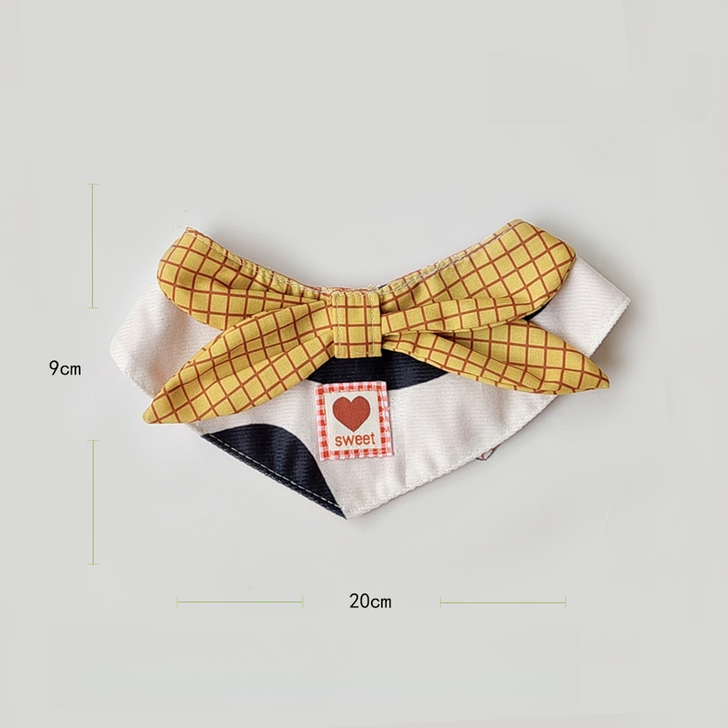 Mokka - Patchwork Plaid and Floral Pet Bib