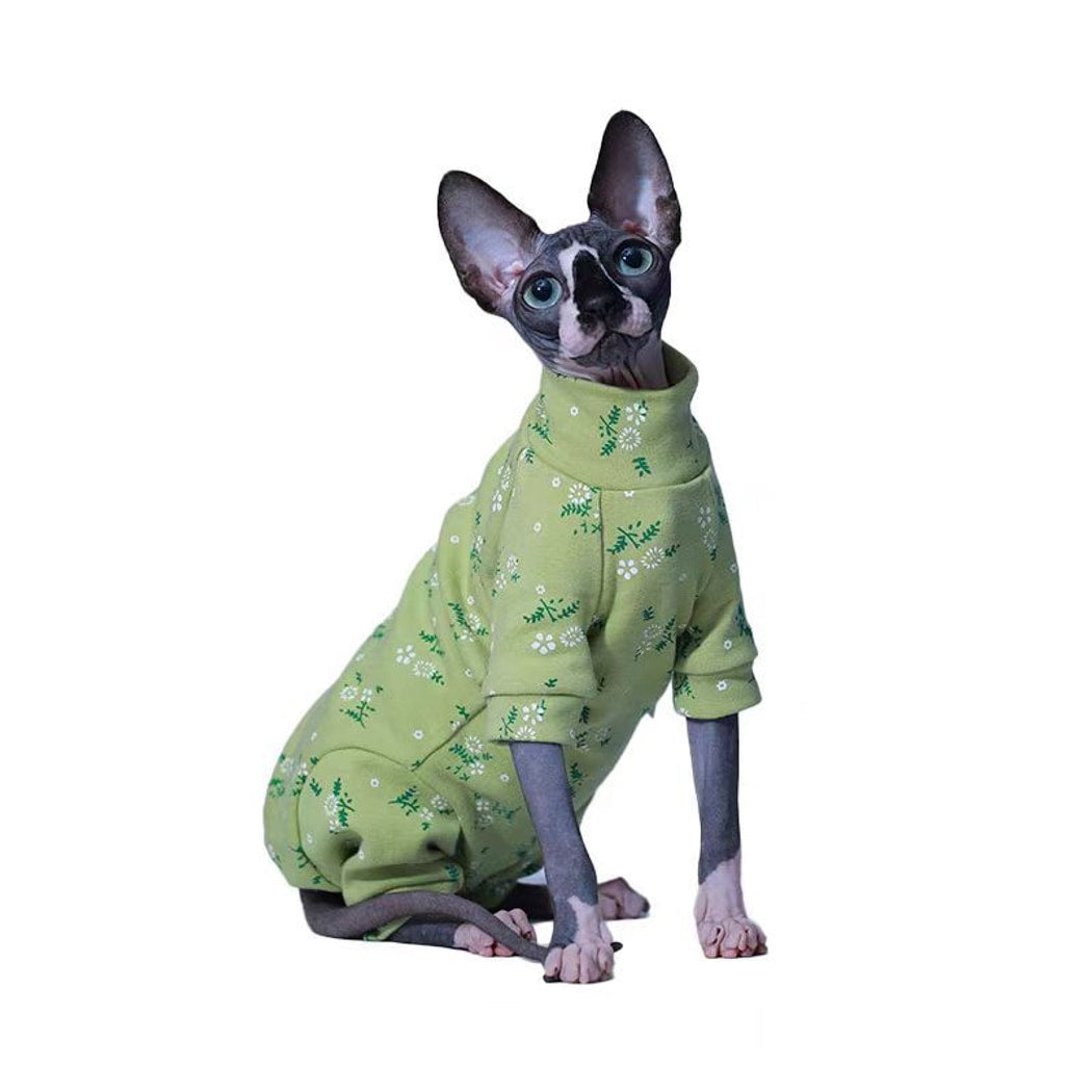 Ozzie - Daisy Print Full Coverage Cat Jumpsuit