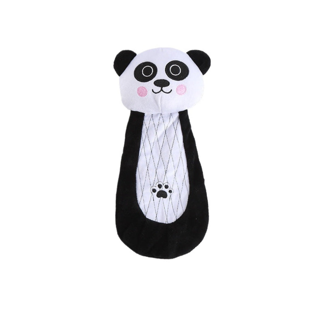 Petkin - Raccoon Panda & Fox Plush Dog Toy