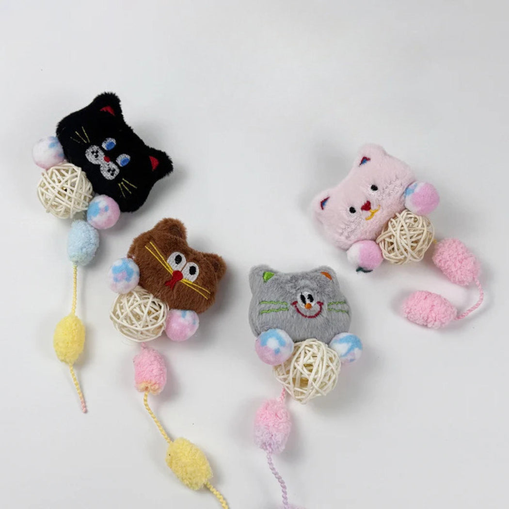Moo - Fuzzy Animal Character Ball Cat Toy