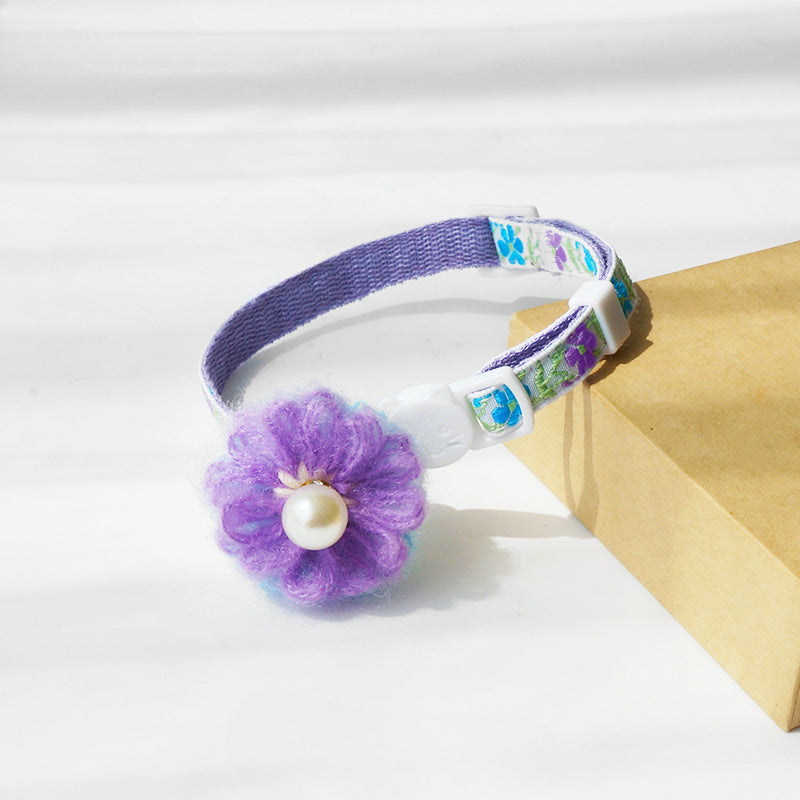 Mokka - Spring Floral Anti-Choking Cat Collar