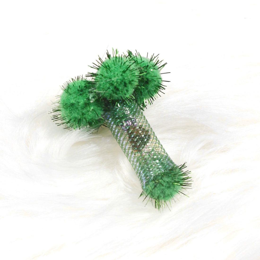 Moo - Green Pom Club Interactive Cat Toy
