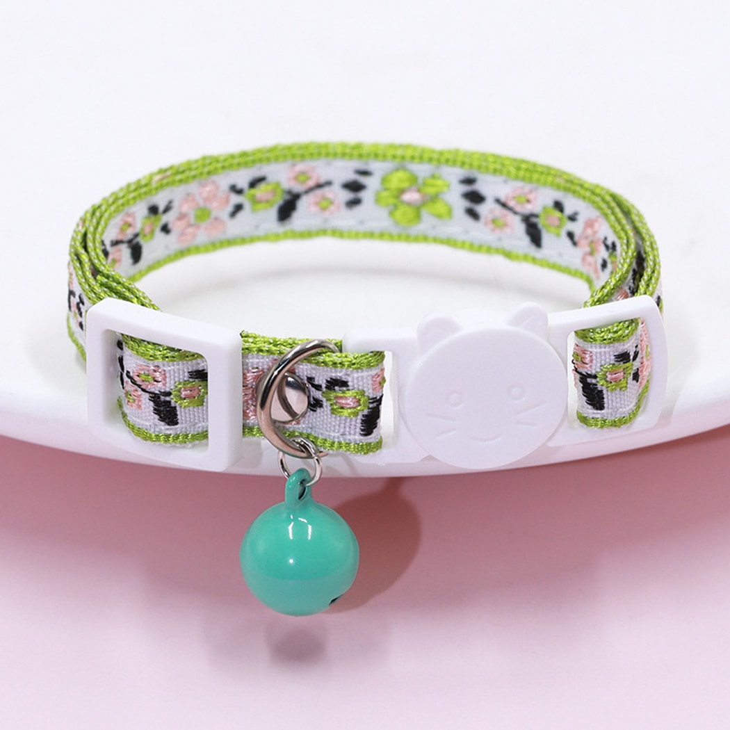 Mokka - Floral and Geometric Patterns Cat Collar