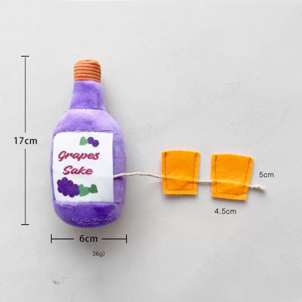 Petkin - Sake Bottle Treat Dispensing Pet Toy
