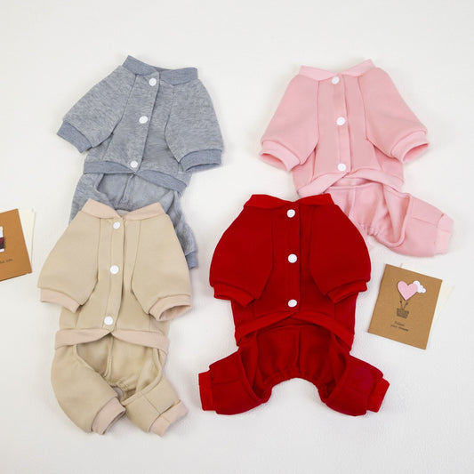 Ozzie - Printed Four-Leg Casual Pet Sweatshirt