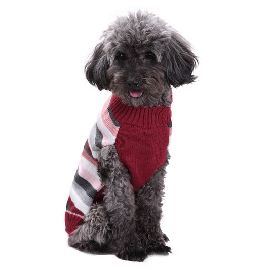 Ozzie - Colorful Striped Dog Sweater