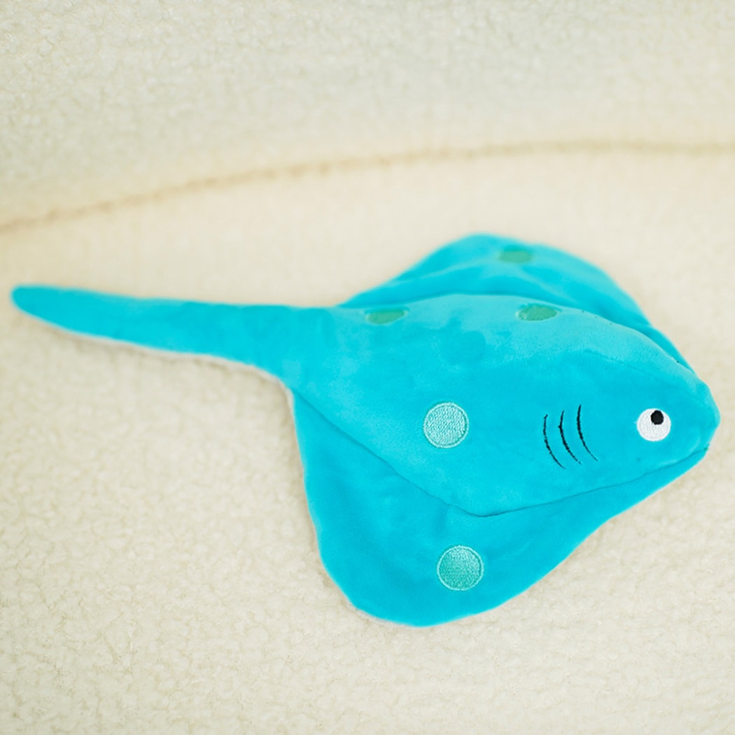 Petkin - Sea Animal Plush Squeaky Dog Toy