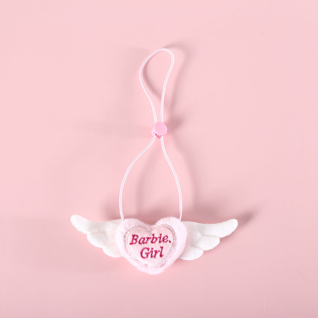 Mokka Winged Heart Charm Cat Collar with charm prominently displayed on a neutral background