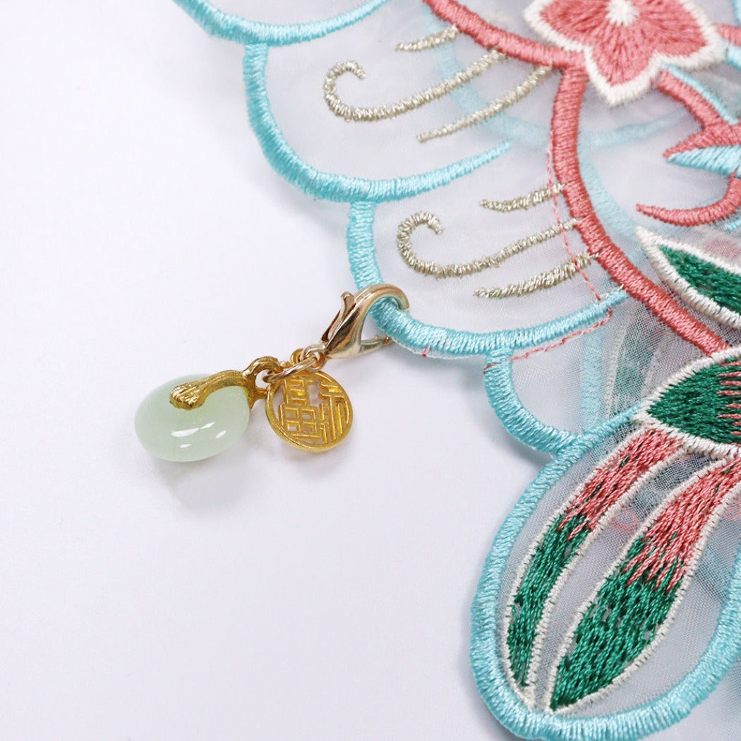 Mokka – Embroidered Royal Cat Collar Lotus Style