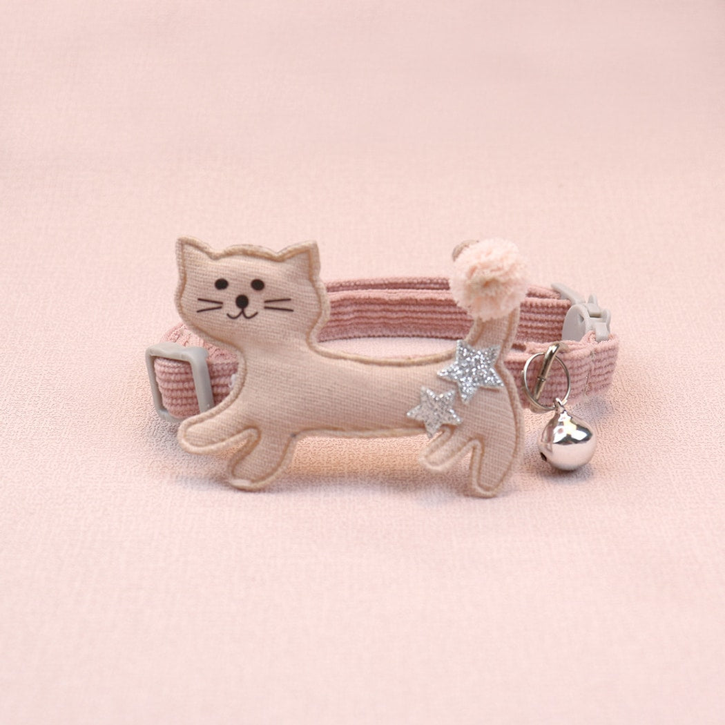 Mokka - Rustic Cartoon Cat Decoration Cat Collar