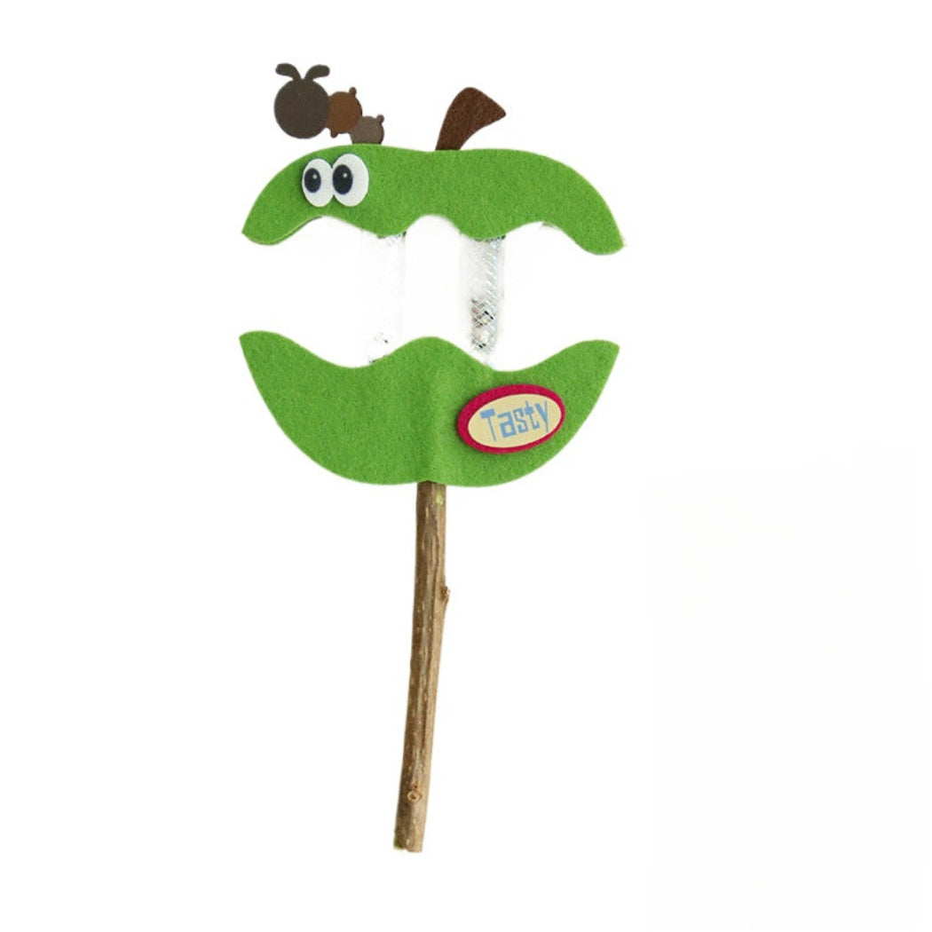 Petkin - Apple Teeth Cat Teaser Wand