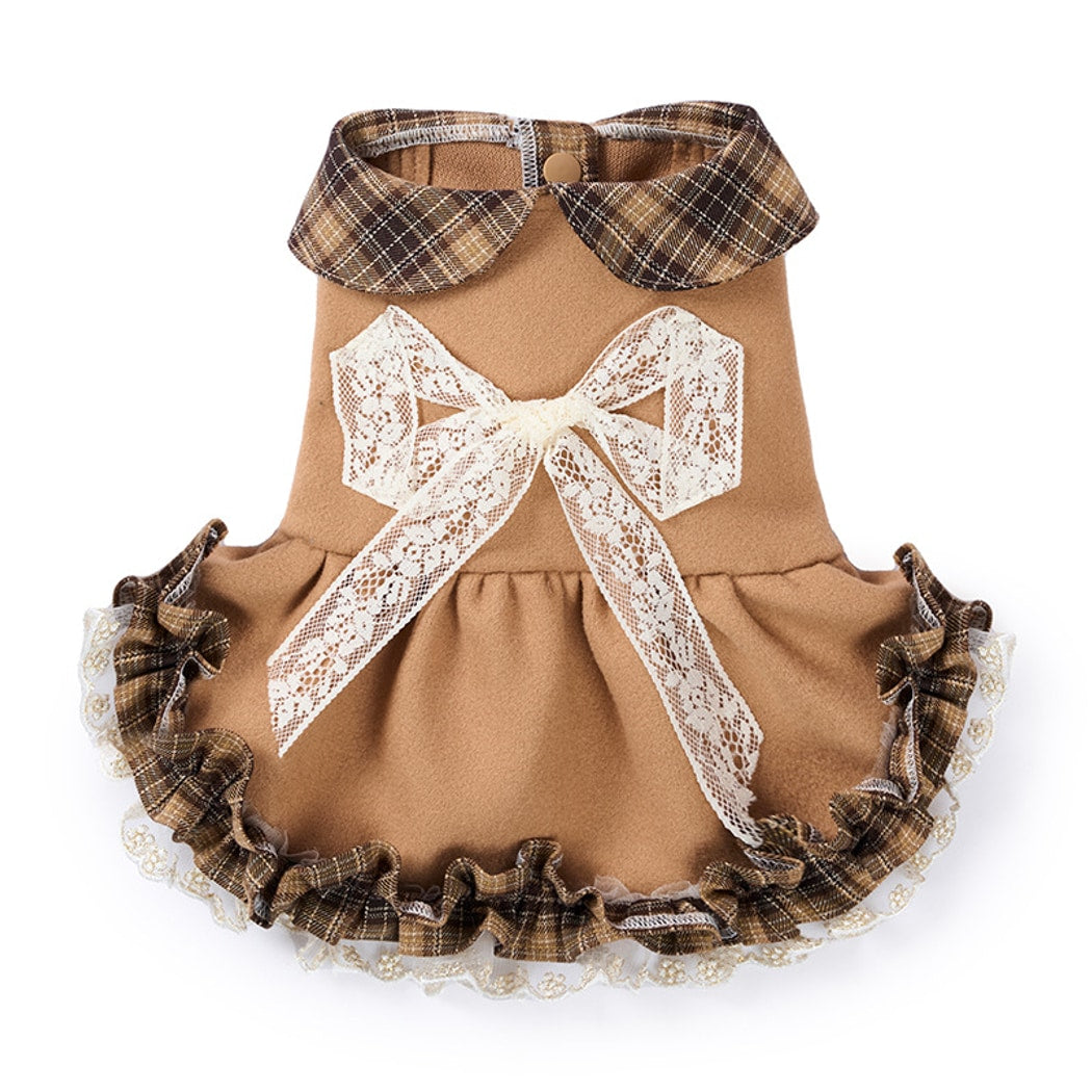 Ozzie - Dress Style Plaid Outfit for Small Dogs