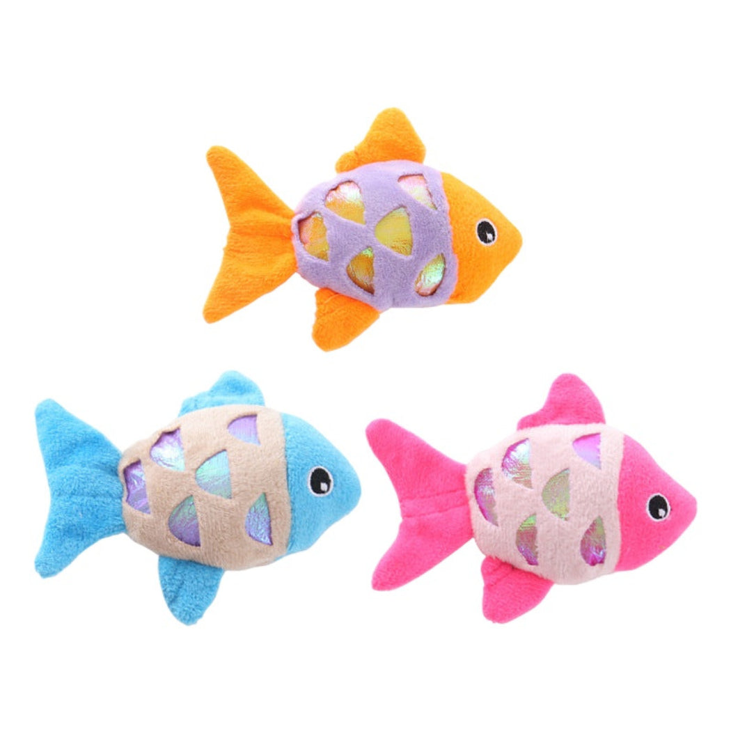 Moo - Colorful Fish Plush Cat Toy
