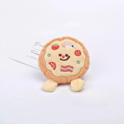 Petkin Pizza Slice Plush Dog Toy