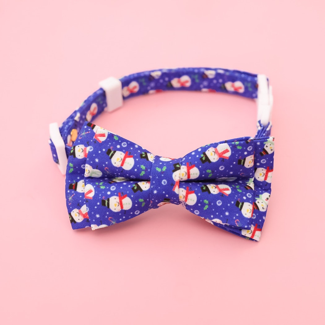 Christmoo - Cartoon Christmas Bow Tie Pet Collar